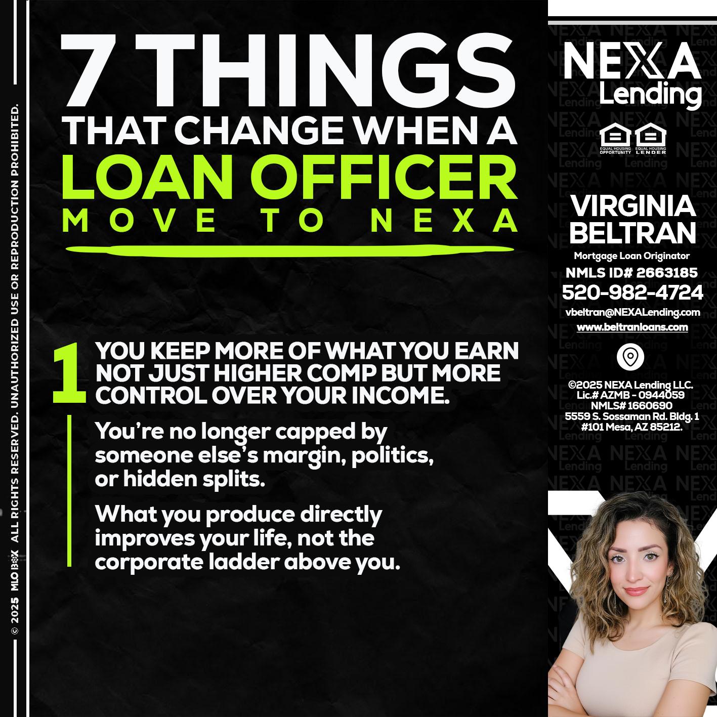7 THINGS (1) - Virginia Beltran -Mortgage Loan Originator