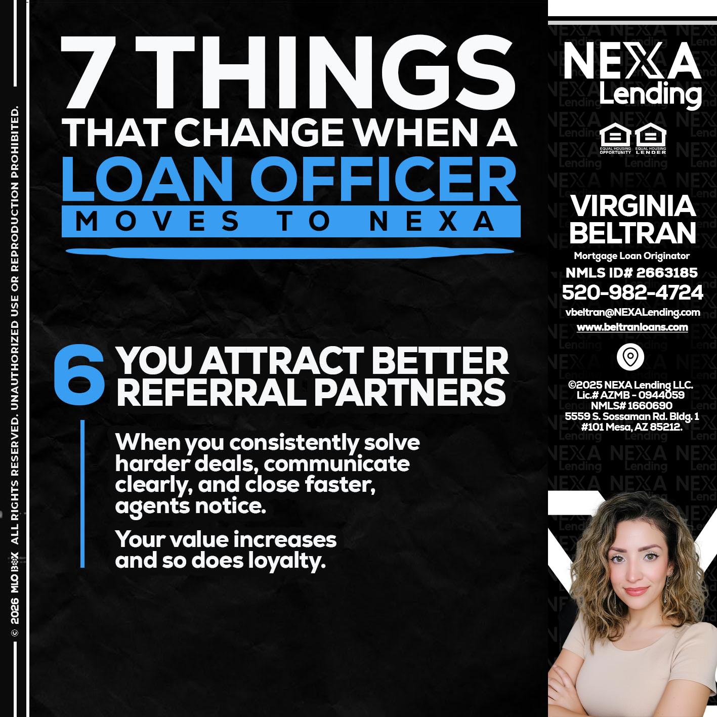 7 THINGS (6) - Virginia Beltran -Mortgage Loan Originator