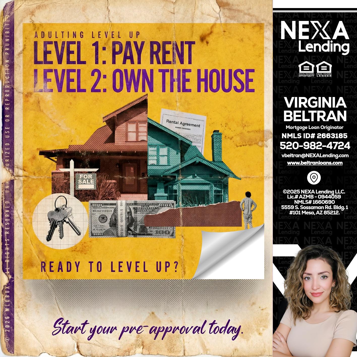 LEVEL 1 - Virginia Beltran -Mortgage Loan Originator