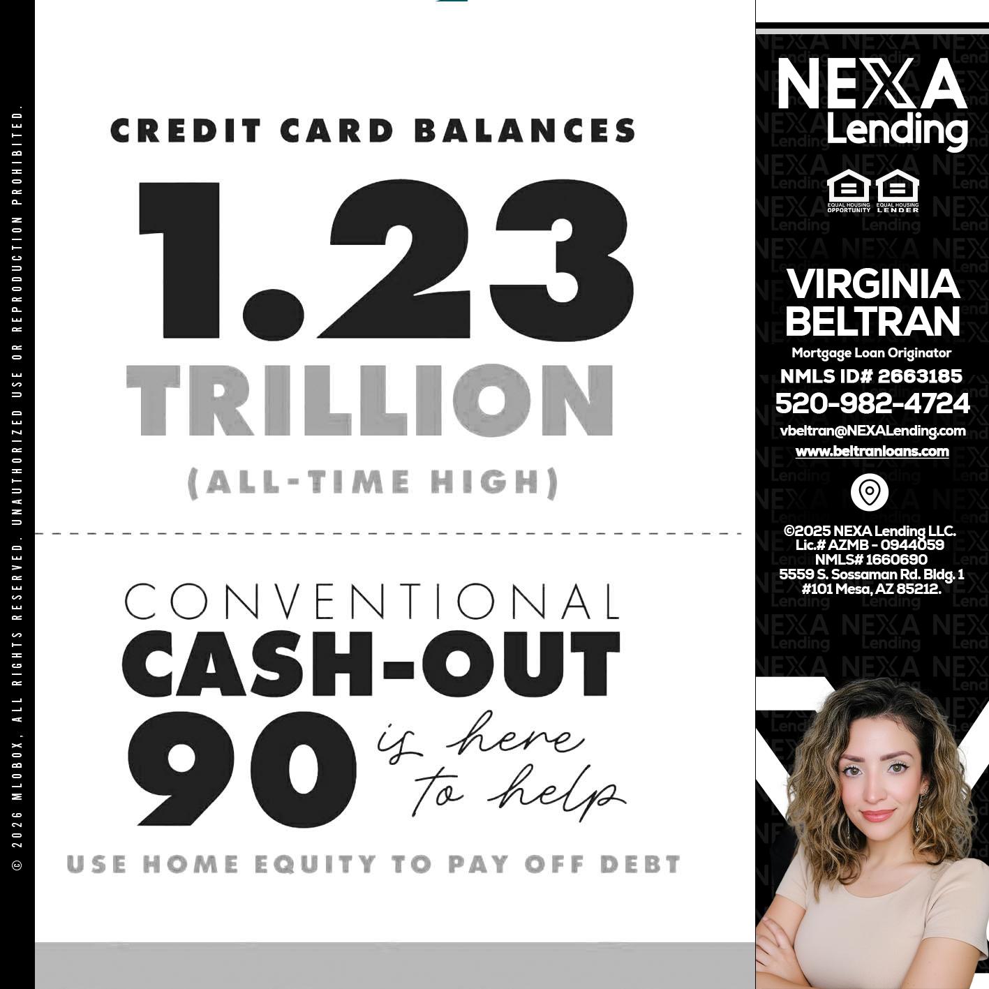 CREDIT CARD BALANCE - Virginia Beltran -Mortgage Loan Originator