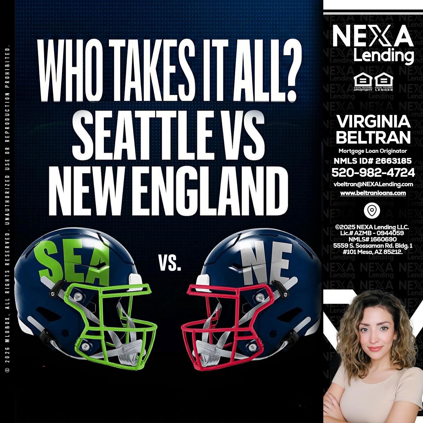 WHO TAKE IT ALL? - Virginia Beltran -Mortgage Loan Originator