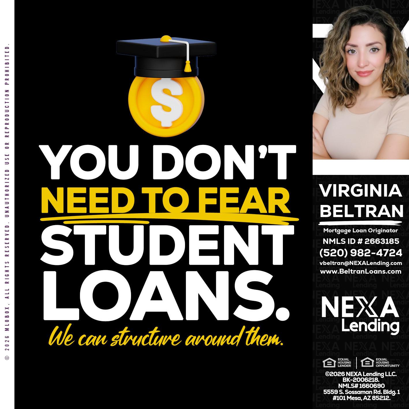 YOU DONT NEED - Virginia Beltran -Mortgage Loan Originator