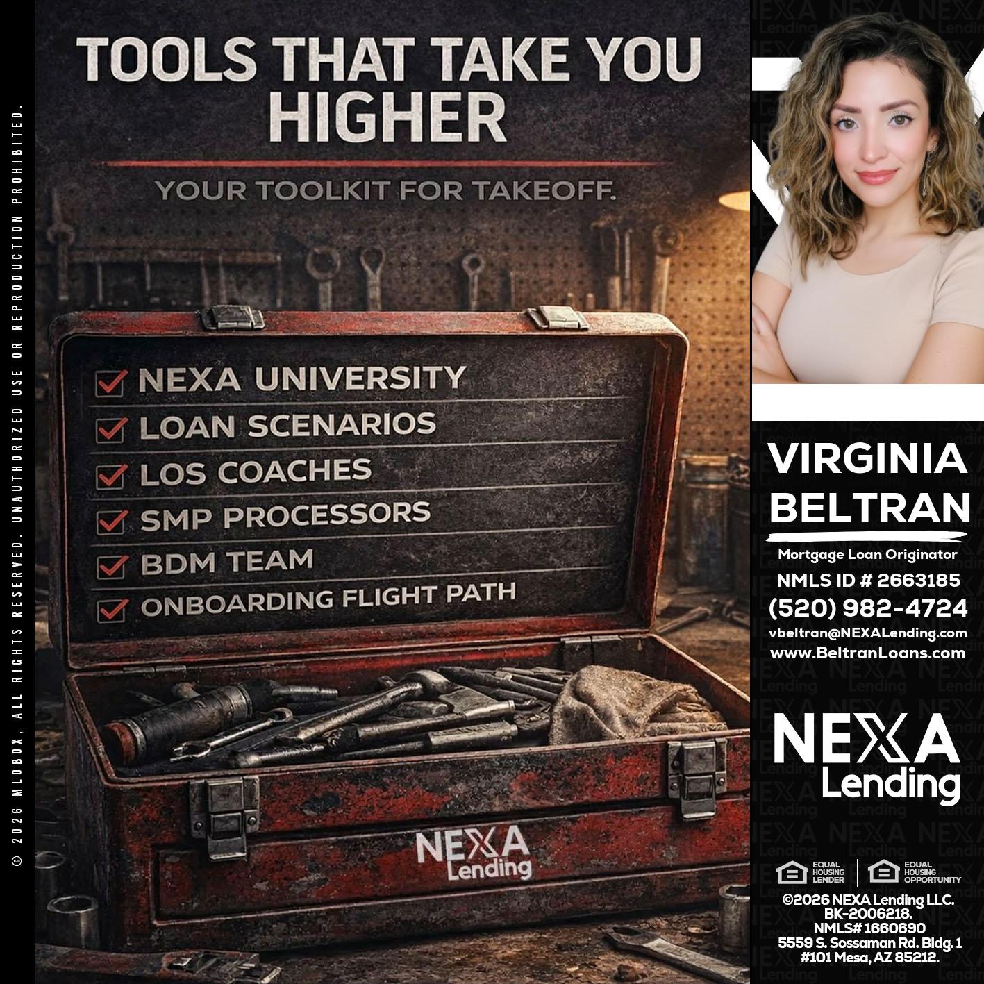 TOOLS THAT - Virginia Beltran -Mortgage Loan Originator