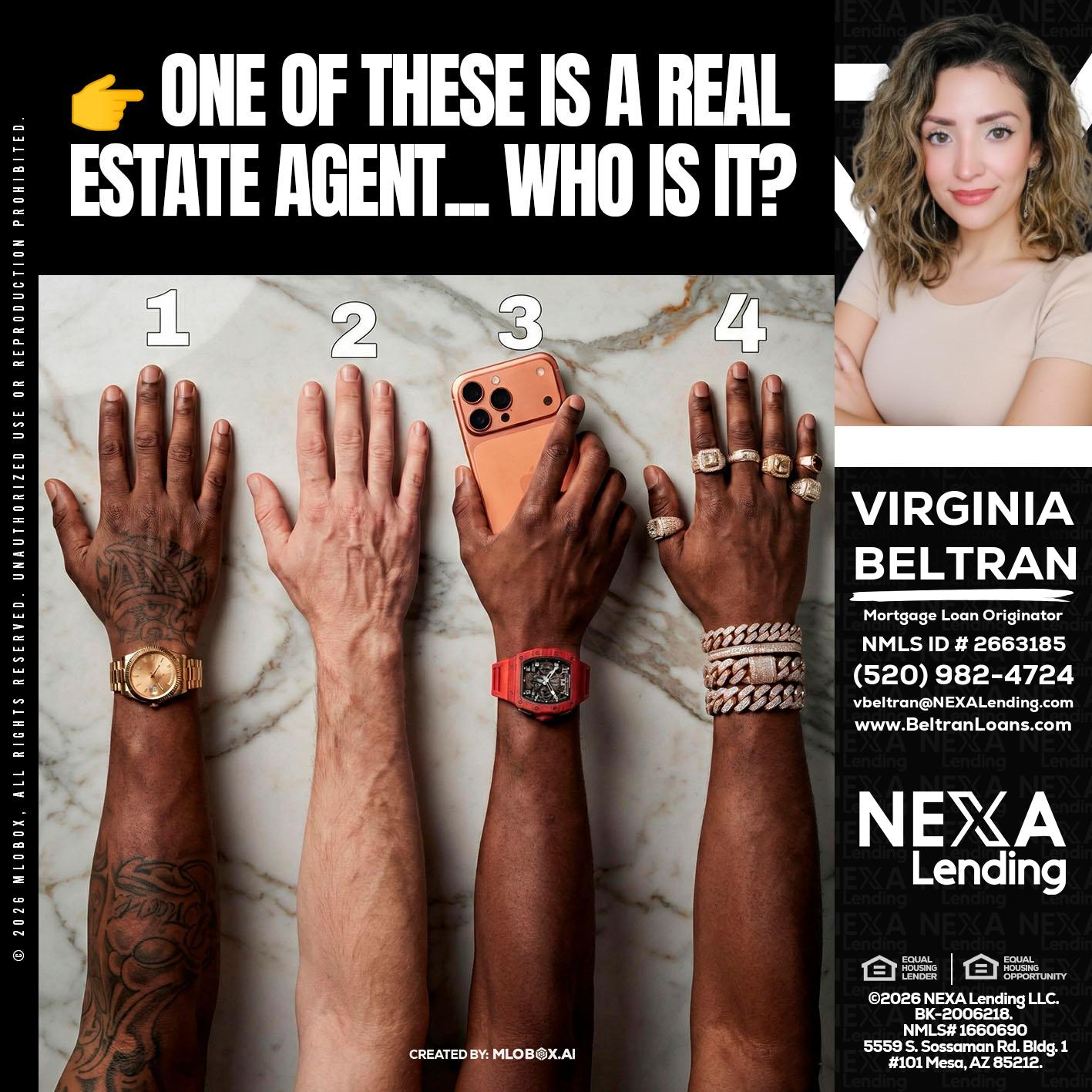 ONE OF THESE - Virginia Beltran -Mortgage Loan Originator