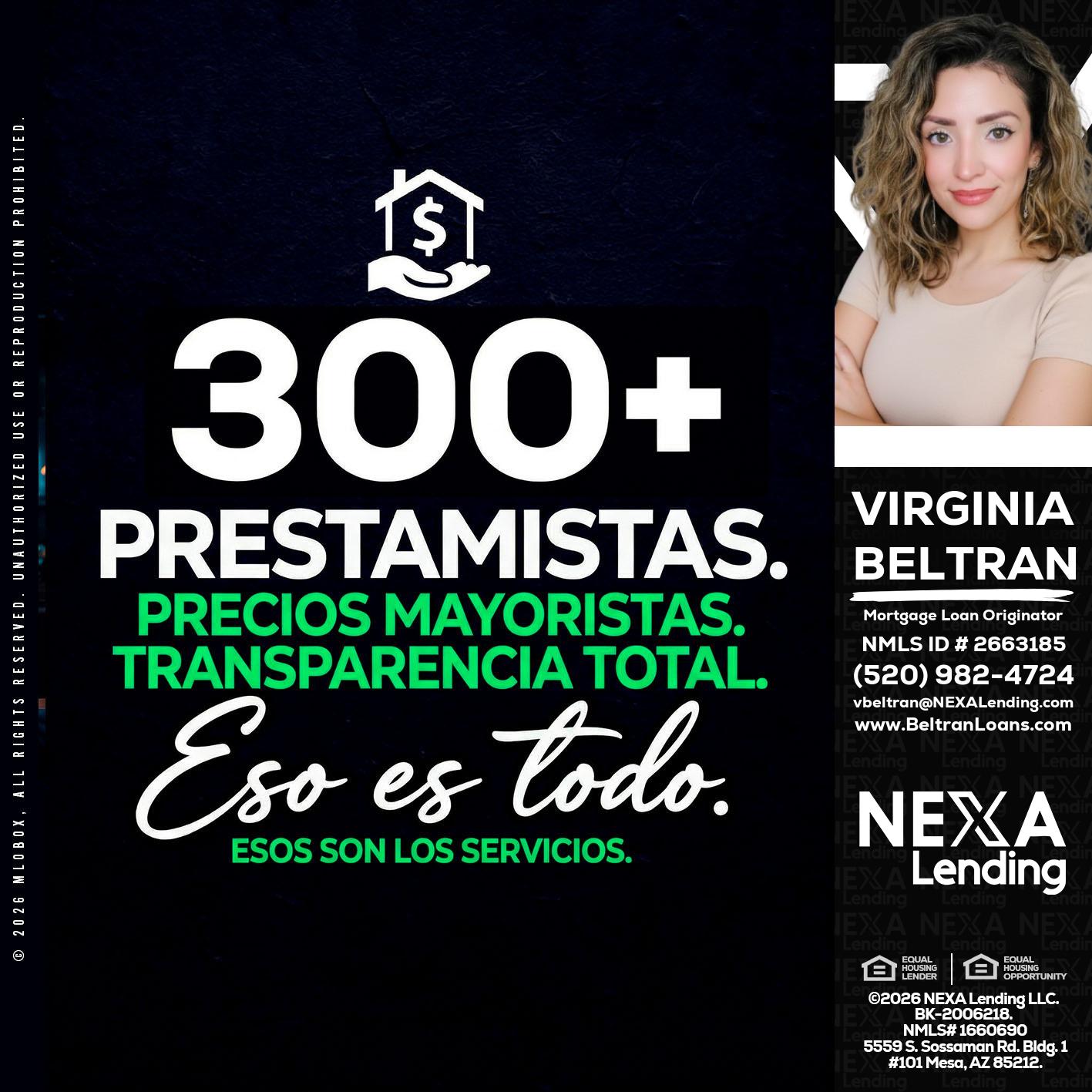 300+ - Virginia Beltran -Mortgage Loan Originator