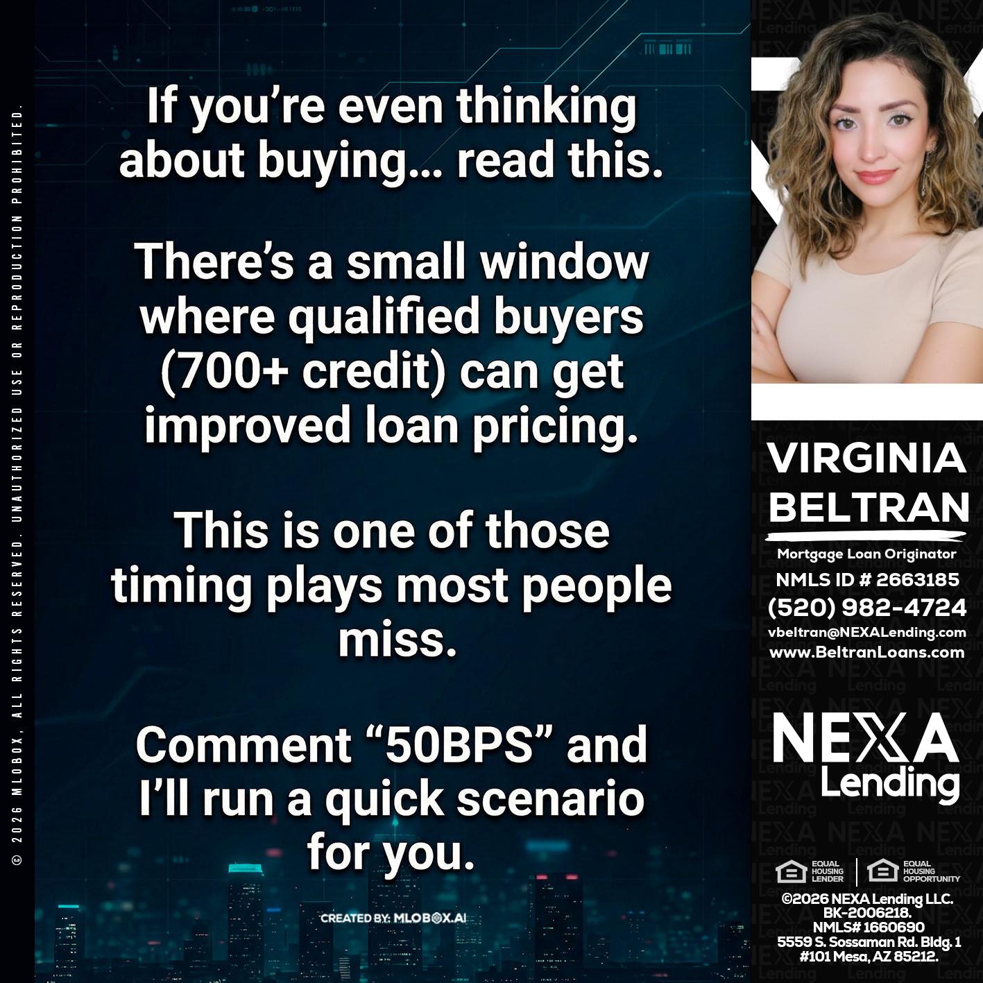 IF YOU EVER - Virginia Beltran -Mortgage Loan Originator