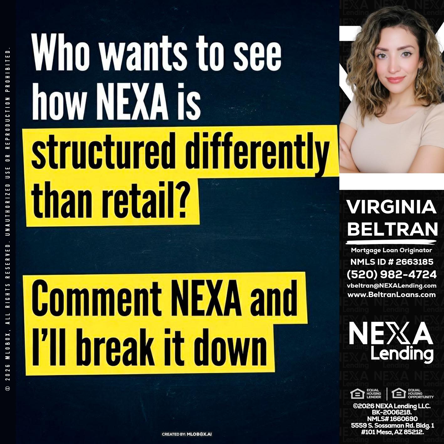 who want to see - Virginia Beltran -Mortgage Loan Originator