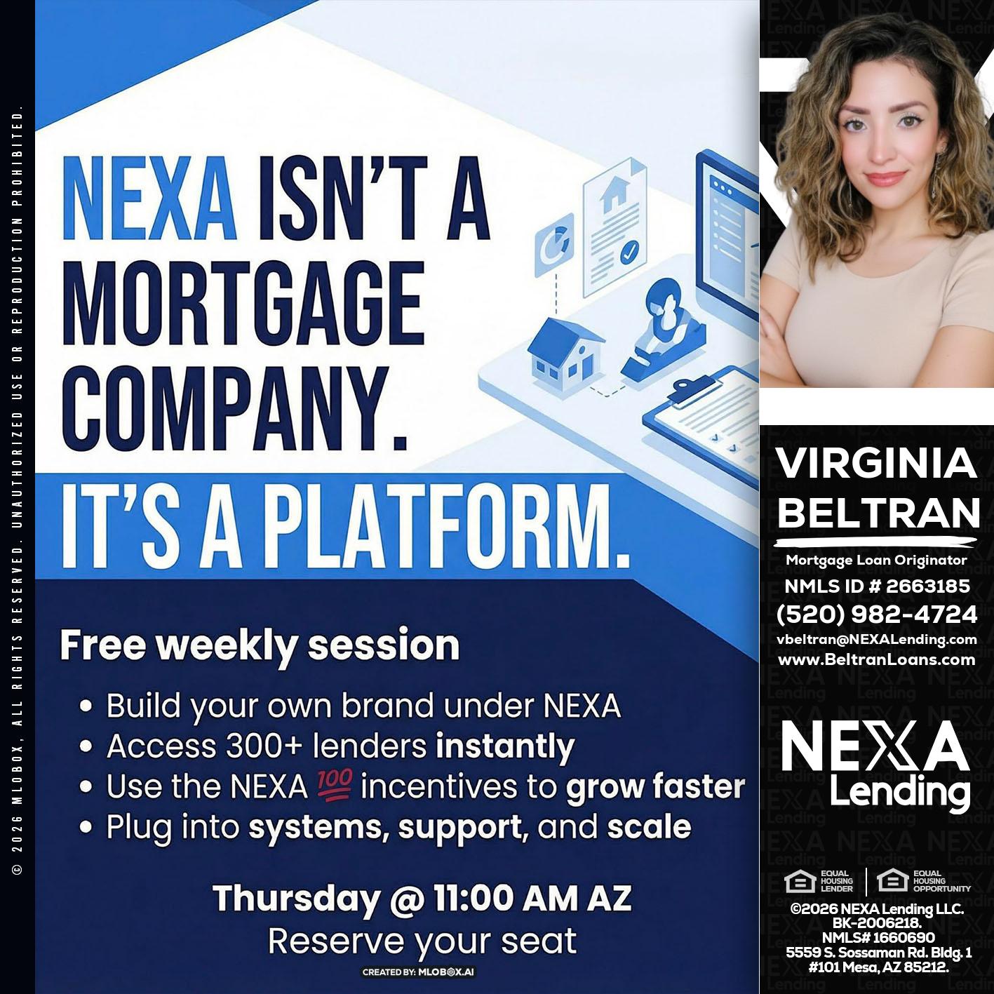 NEXA ISNT - Virginia Beltran -Mortgage Loan Originator