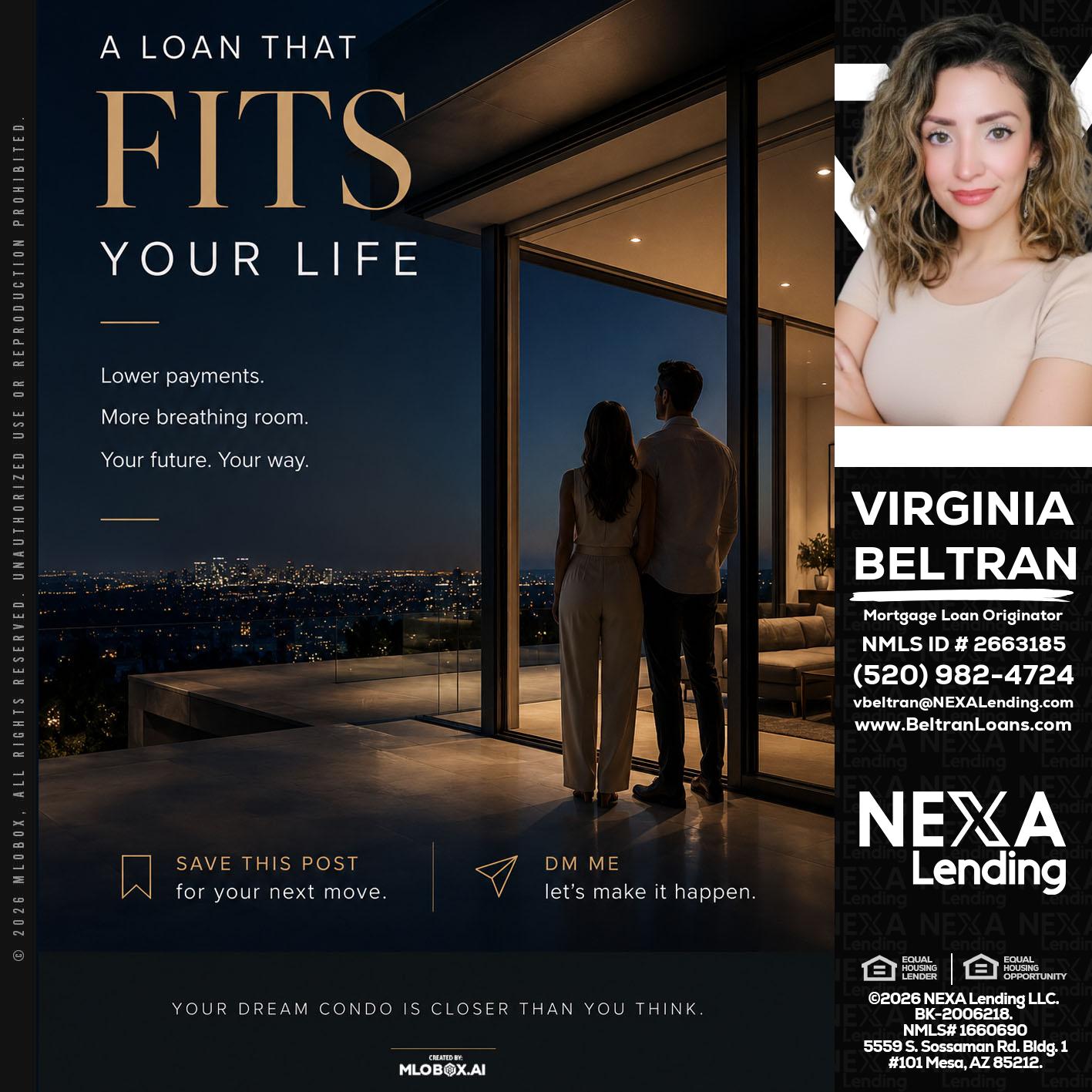 LOANS THAT FIT - Virginia Beltran -Mortgage Loan Originator