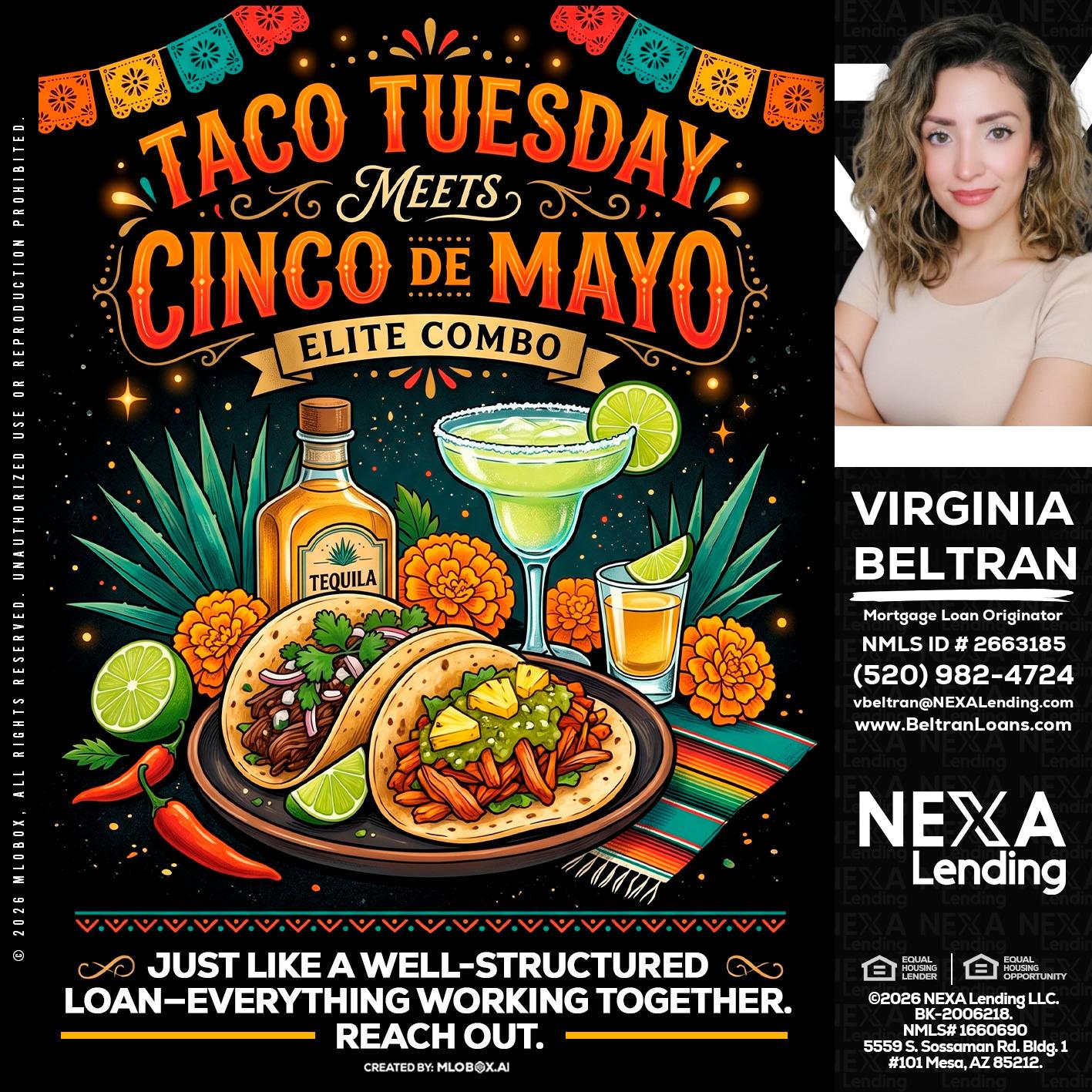 TACO TUESDAY - Virginia Beltran -Mortgage Loan Originator