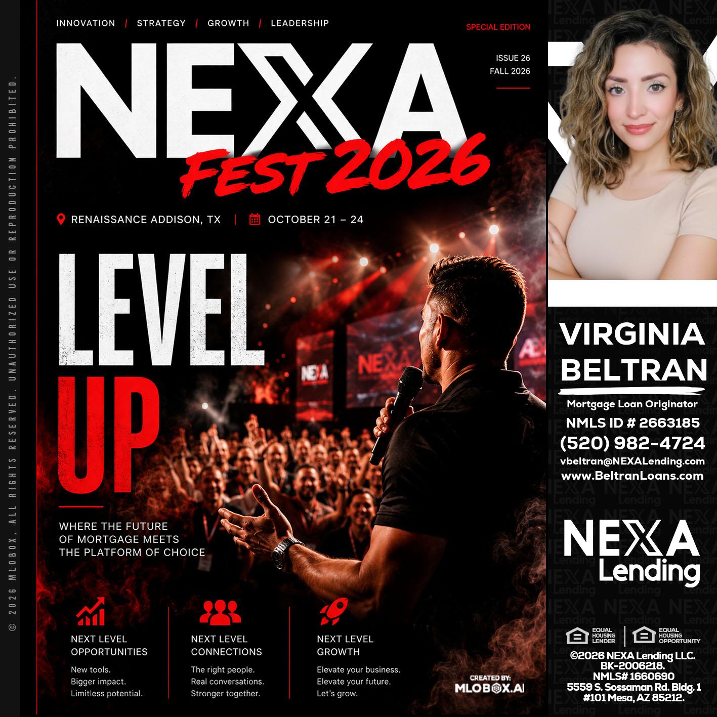 NEXA FEST 2026 - Virginia Beltran -Mortgage Loan Originator
