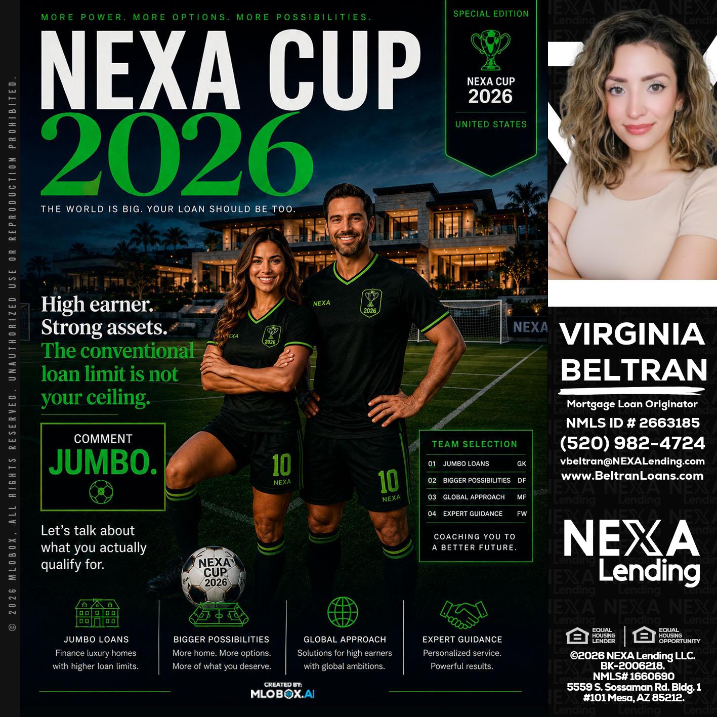NEXA CUP 2026 - Virginia Beltran -Mortgage Loan Originator