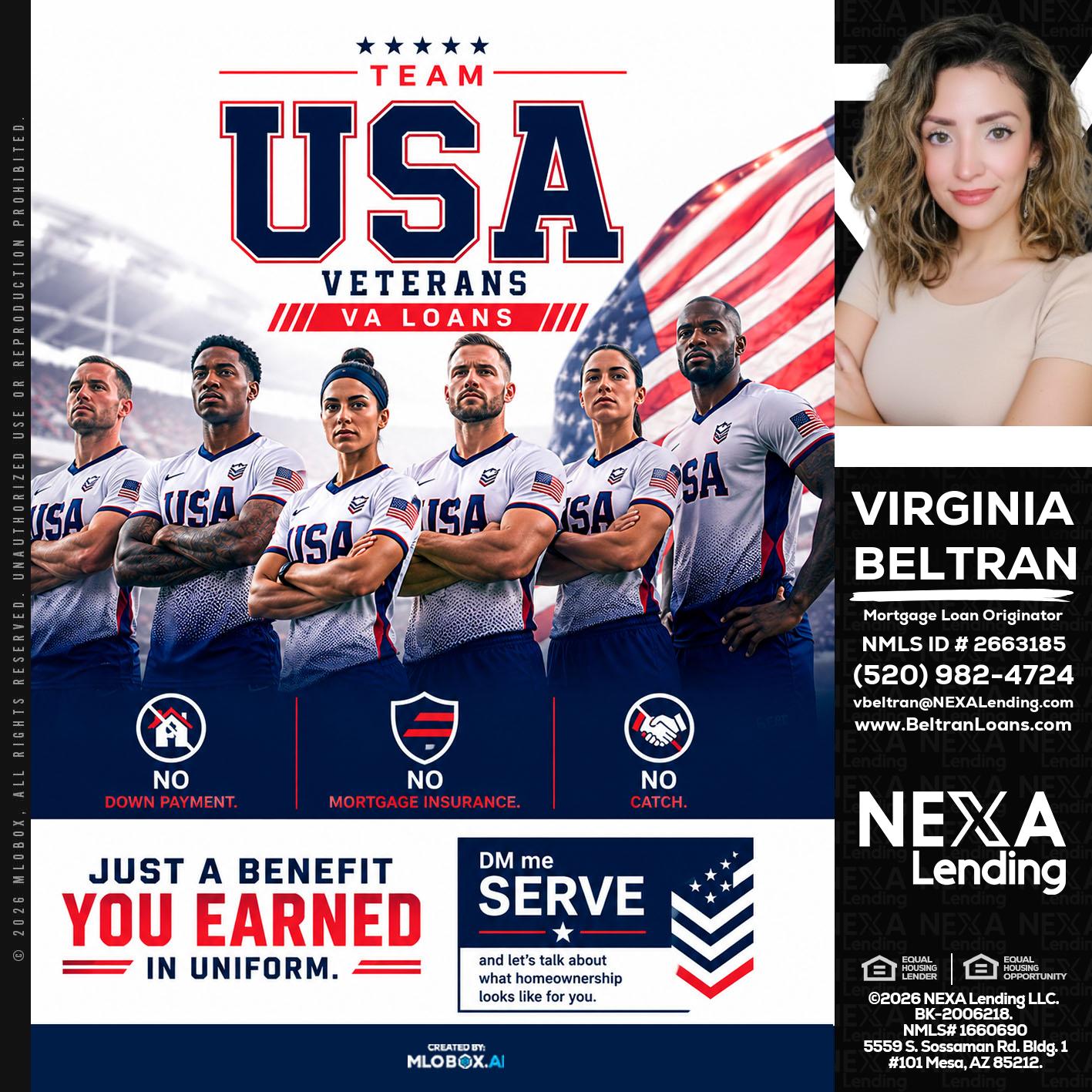 USA TEAM - Virginia Beltran -Mortgage Loan Originator