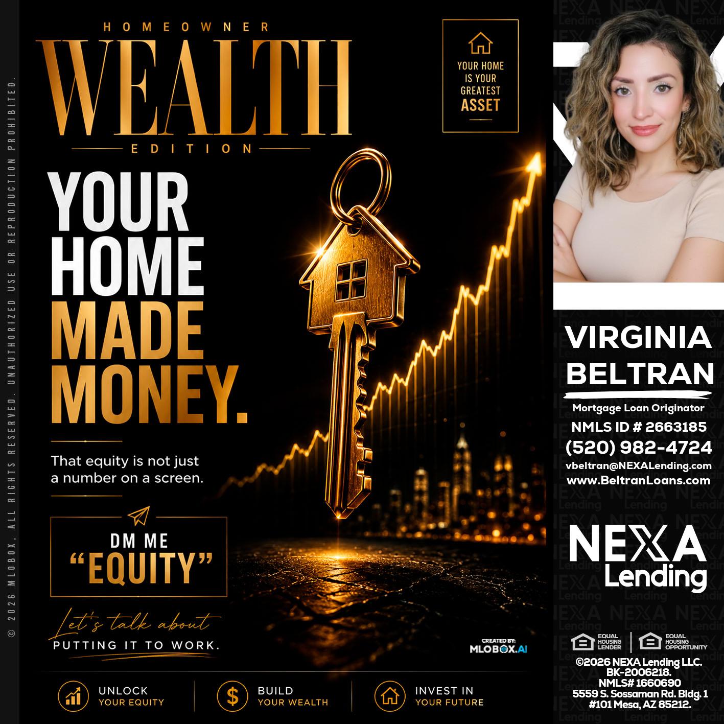 YOUR HOME MADE - Virginia Beltran -Mortgage Loan Originator