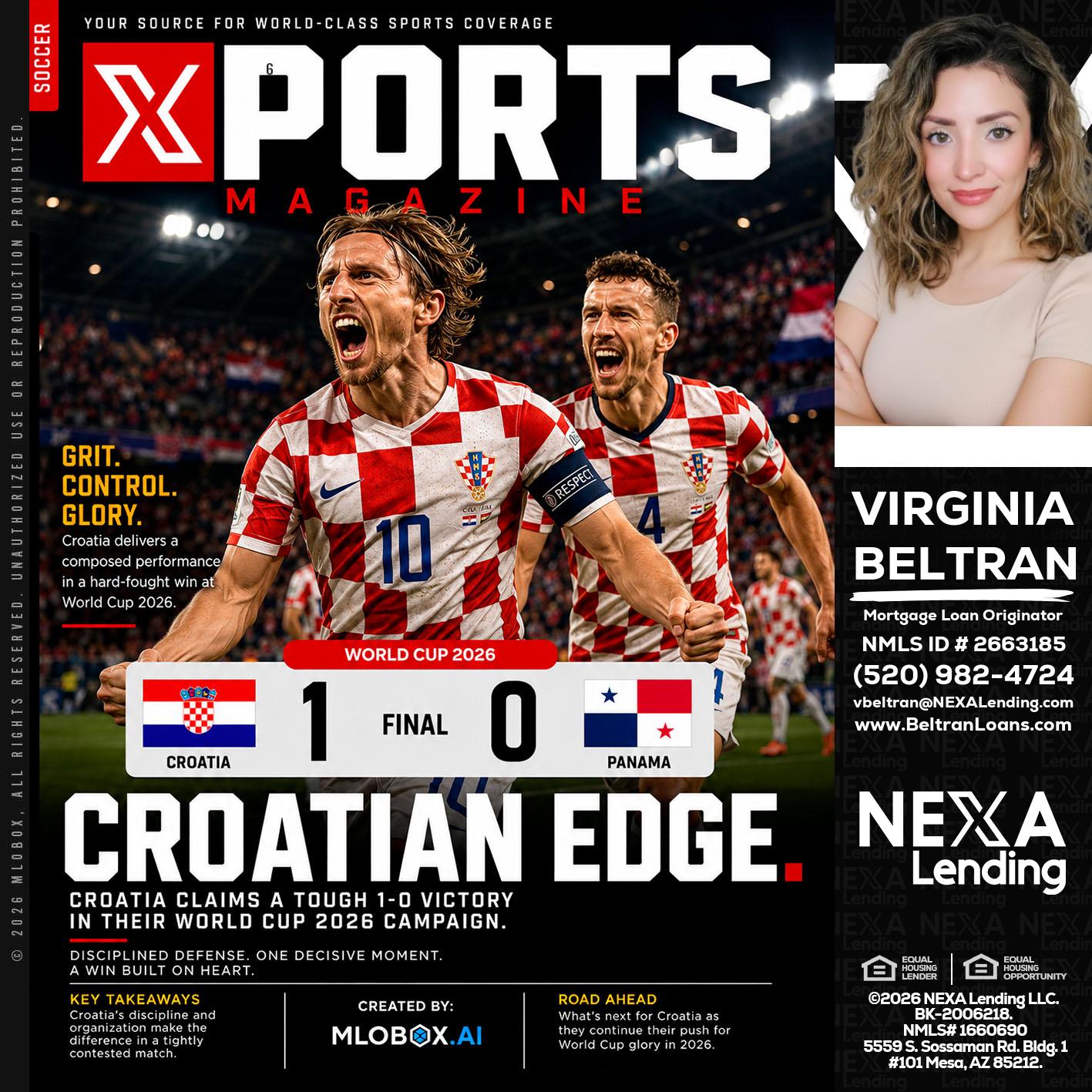 CROATIA 1-0 PANAMA - Virginia Beltran -Mortgage Loan Originator