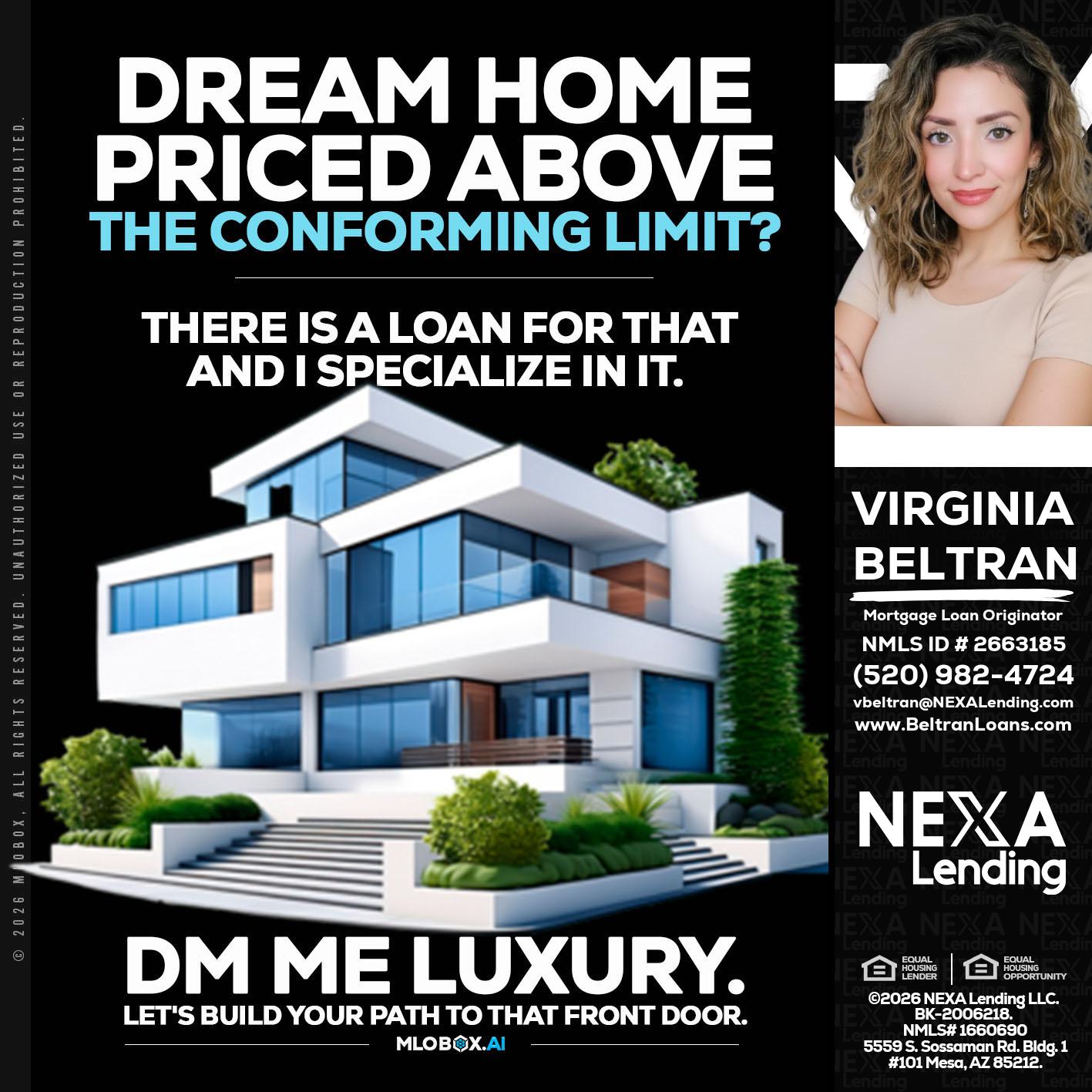 DREAM HOME - Virginia Beltran -Mortgage Loan Originator