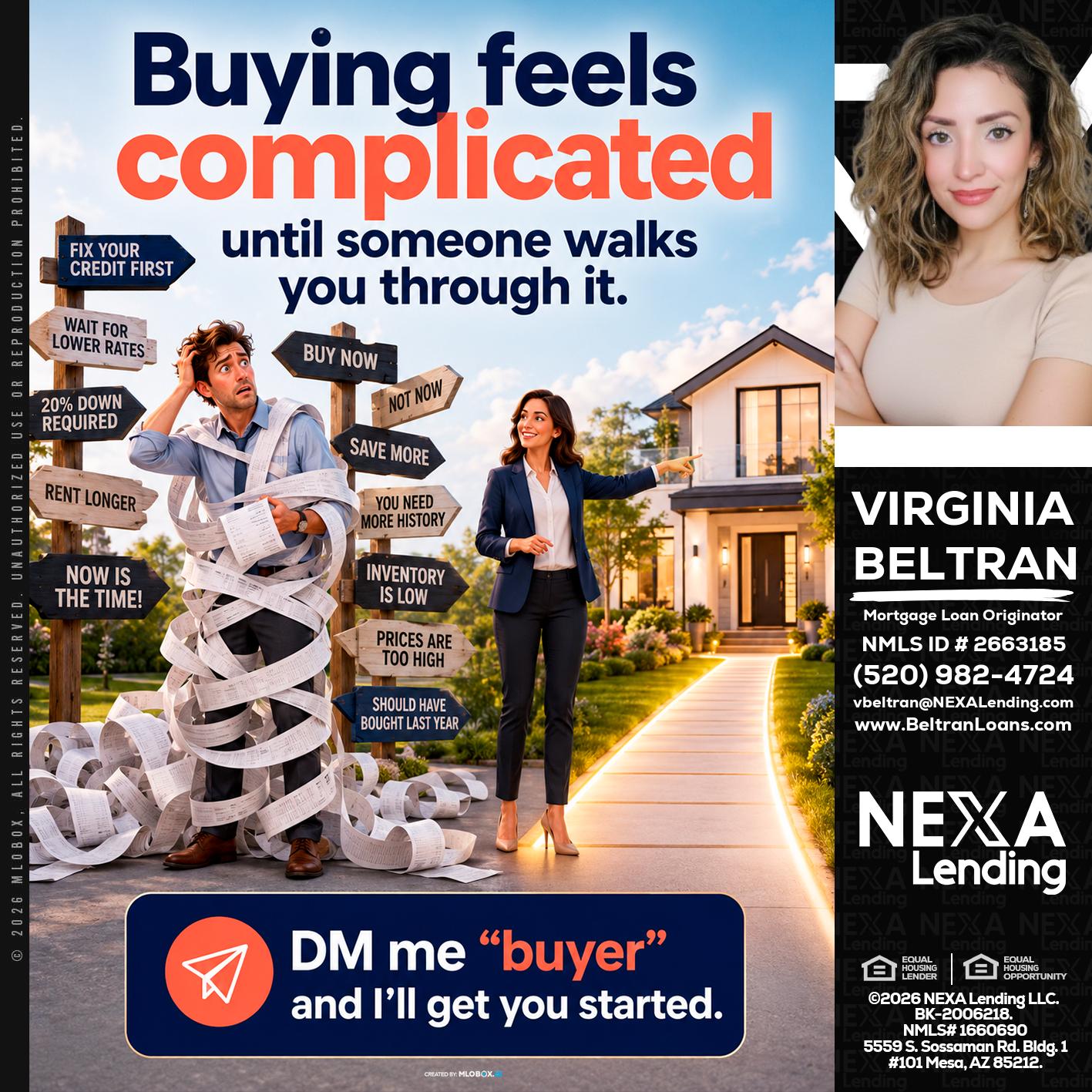 buying feels - Virginia Beltran -Mortgage Loan Originator