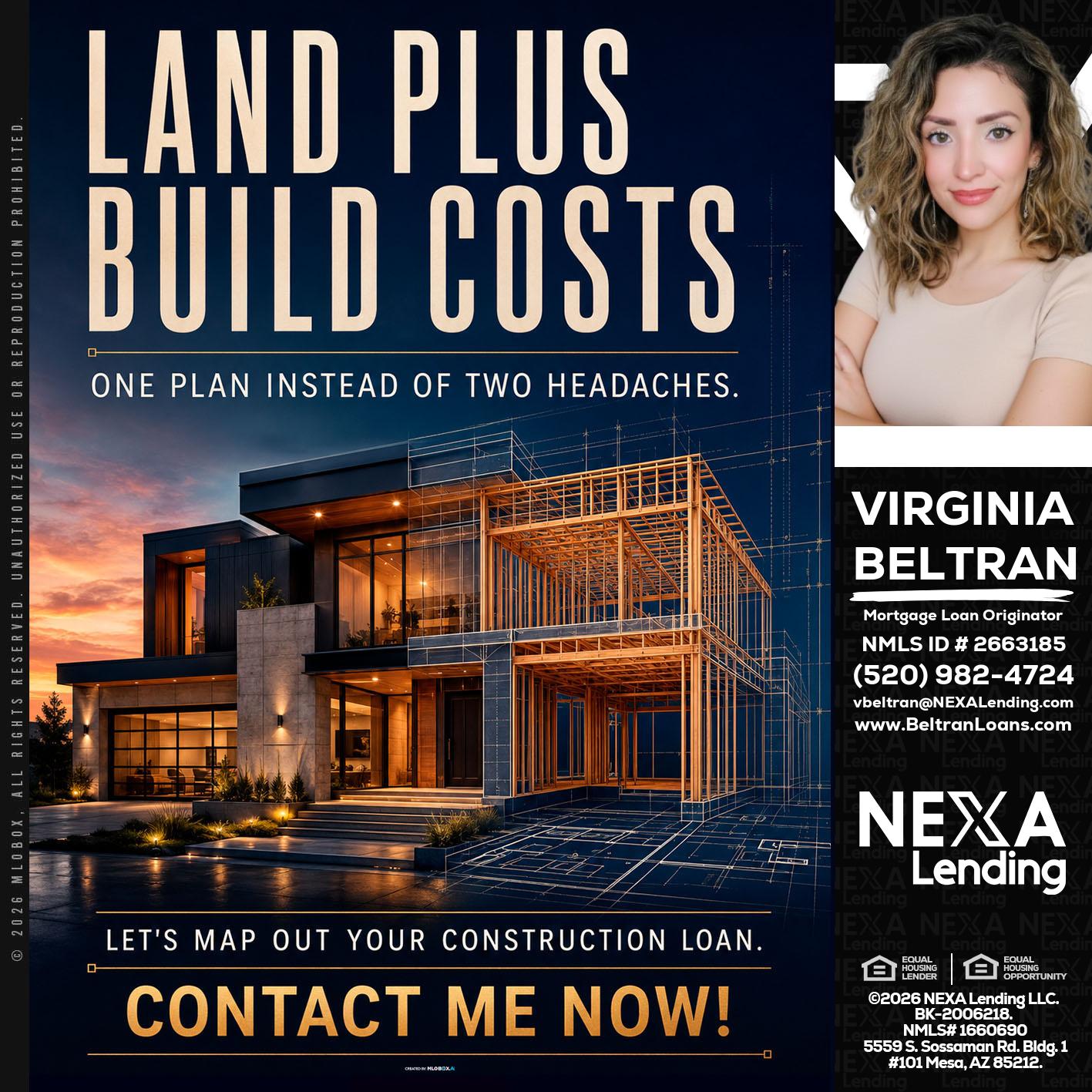 LAND PLUS - Virginia Beltran -Mortgage Loan Originator
