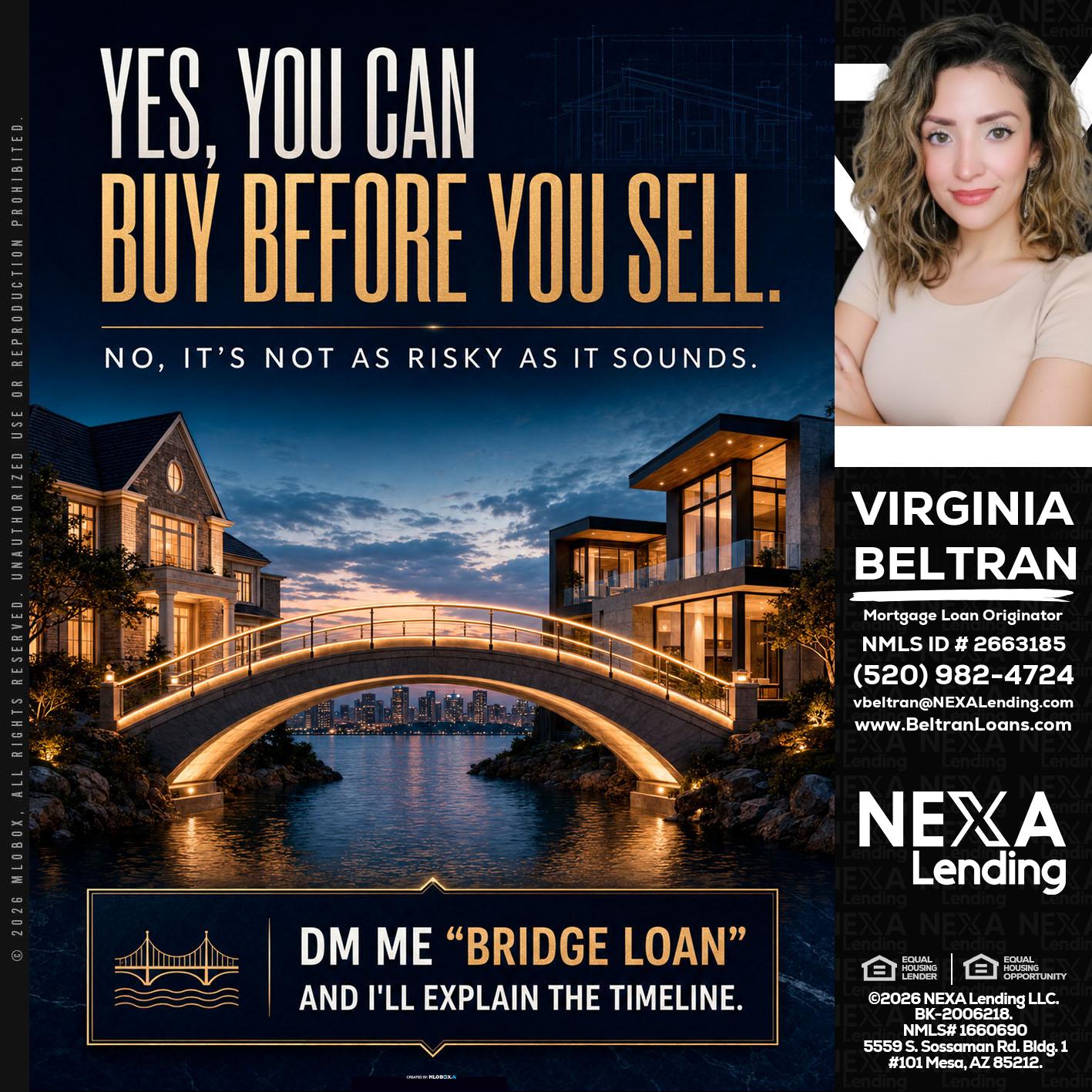 YES, YOU CAN - Virginia Beltran -Mortgage Loan Originator