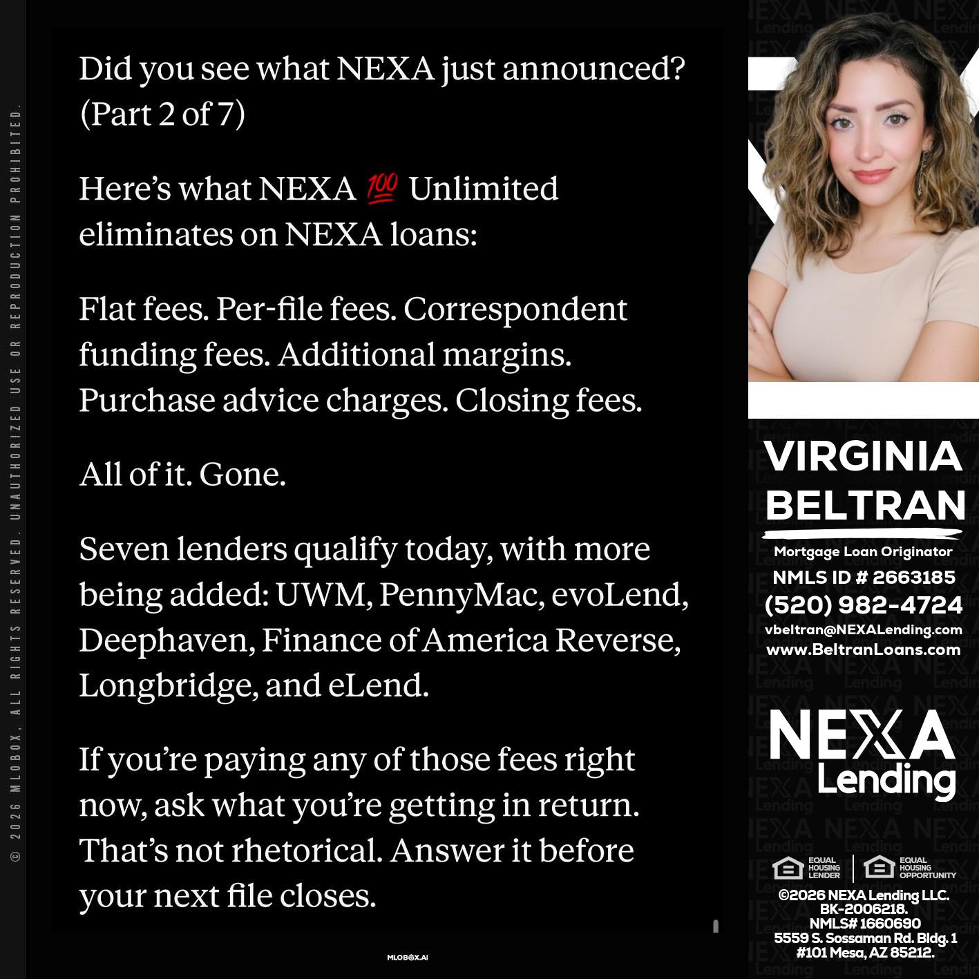 2 OF 7 - Virginia Beltran -Mortgage Loan Originator