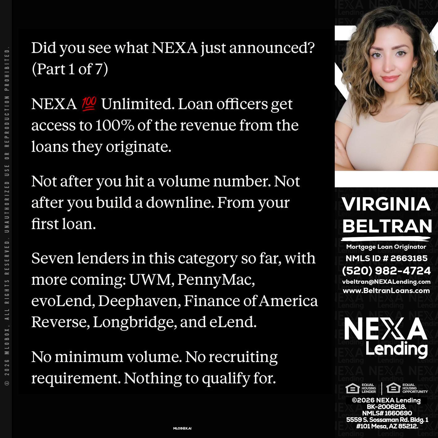 DID YOU KNOW - Virginia Beltran -Mortgage Loan Originator